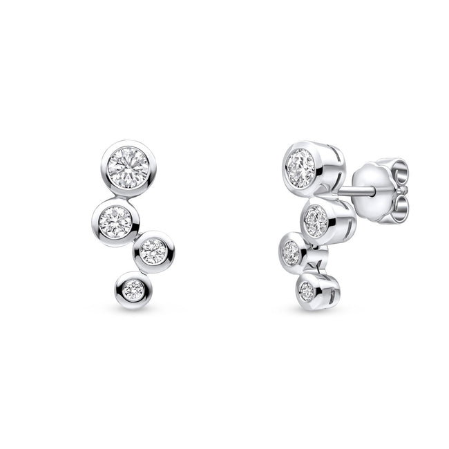 Diamond Drop earrings 0.85ct