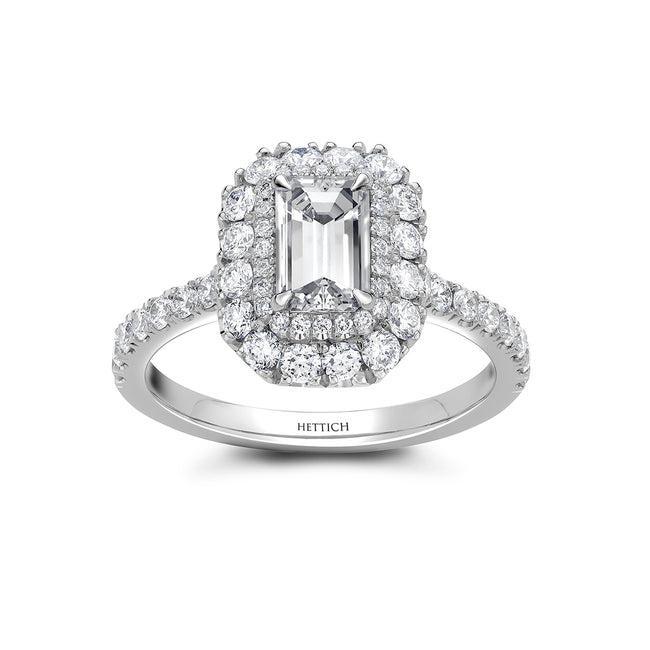 1.23ct Diamond Cluster Ring
