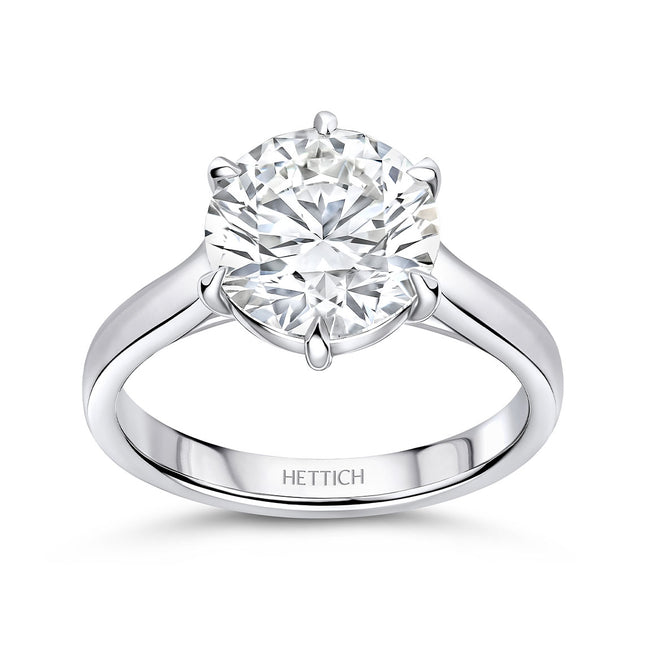 3.19ct Round Brilliant Cut Diamond Ring