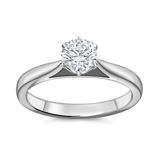 0.50ct Round Brilliant Cut Diamond Ring