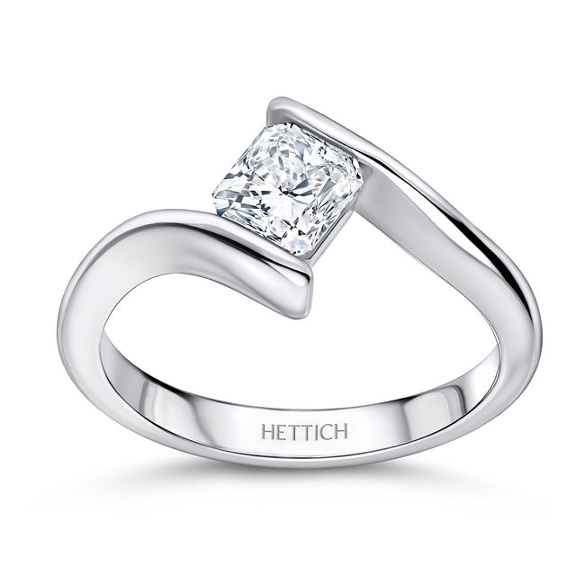 1.01ct Radiant Cut Diamond Ring