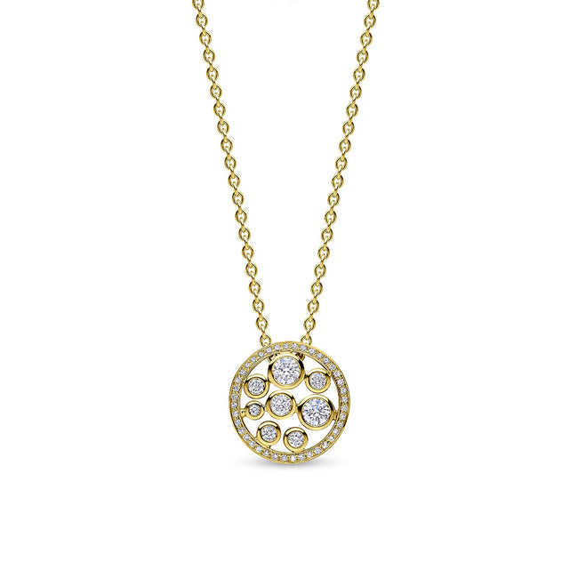 Diamond Cluster Pendant 0.53ct