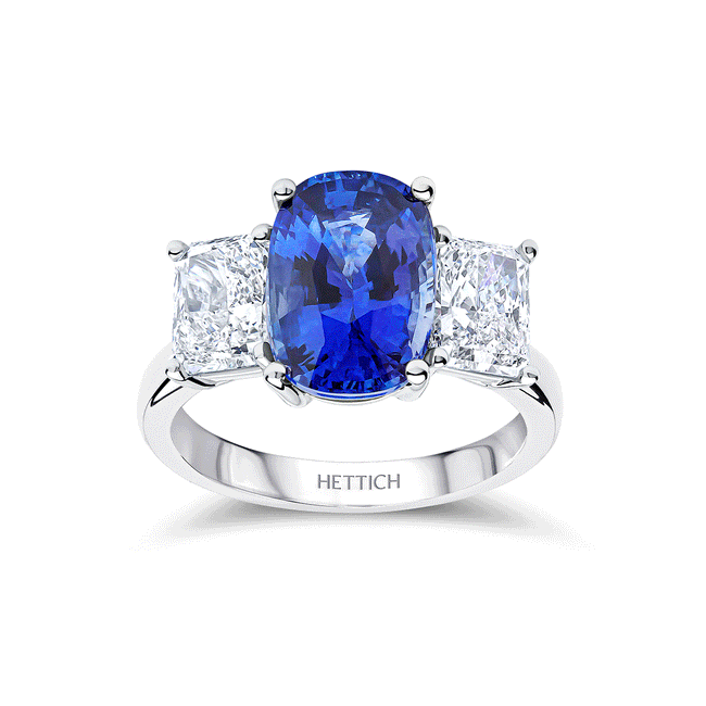 Sapphire 2.51ct and Diamonds Ring
