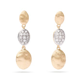 Siviglia Triple Earrings with Diamonds
