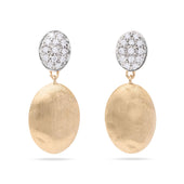 Siviglia Gold Earrings with Diamonds