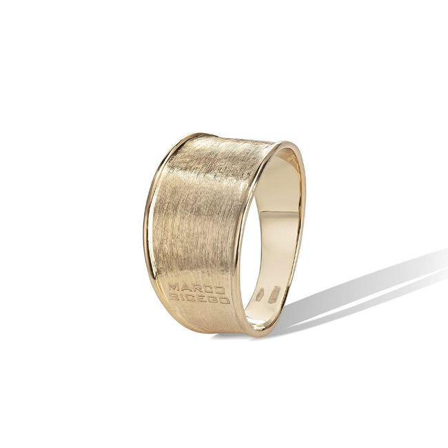 Lunaria Gold Wide Ring, medium