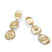 Lunaria Gold Triple Earrings
