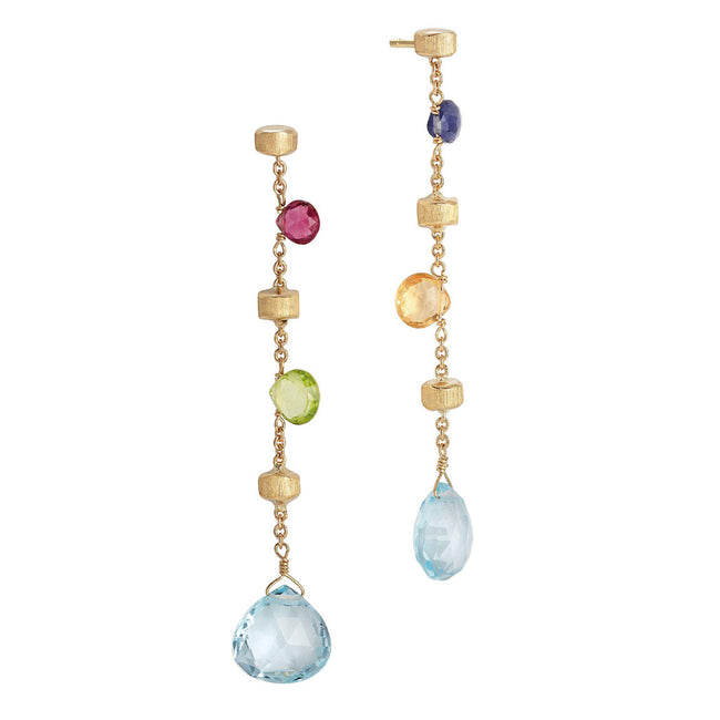 Paradise  Multicoloured Topaz Earrings