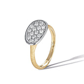 Lunaria Diamond Pavé Ring