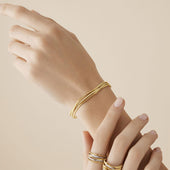 Marrakech Three Strand Coil Bracelet