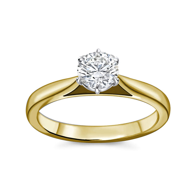 0.62ct Round Brilliant Cut Diamond Ring