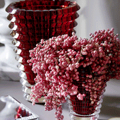 Baccarat Eye Red Round Vase 2807199